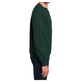 Deep Forest Green Fleece Crew Neck Sweatshirt for Men