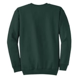 Deep Forest Green Fleece Crew Neck Sweatshirt for Men