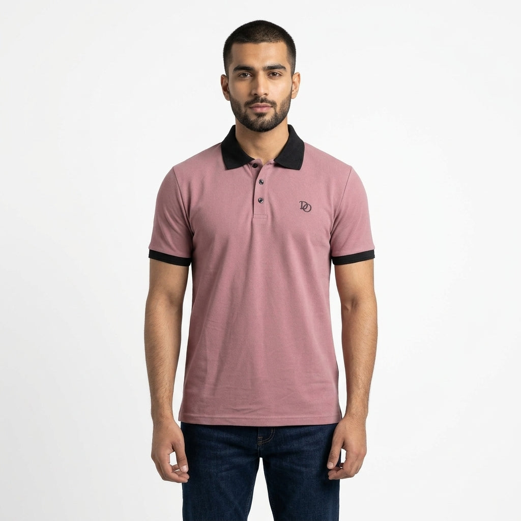 Dusty Pink Polo Shirt | P-006