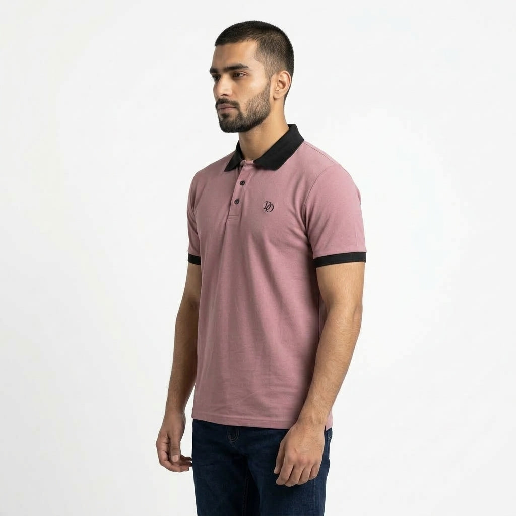 Dusty Pink Polo Shirt | P-006
